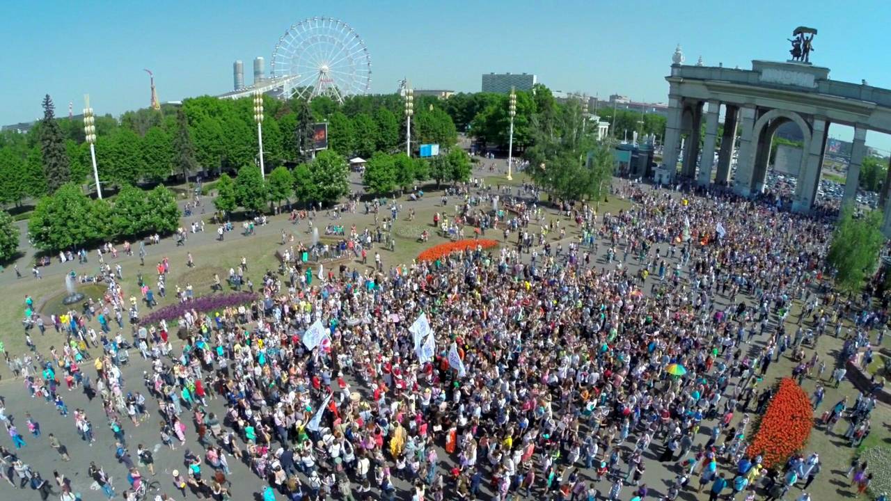 Десятый юбилейный парад мыльных пузырей "ДримФлеш"