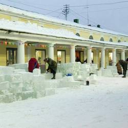 Областной фестиваль-конкурс снежно-ледовых скульптур "Кострома - зимняя сказка"